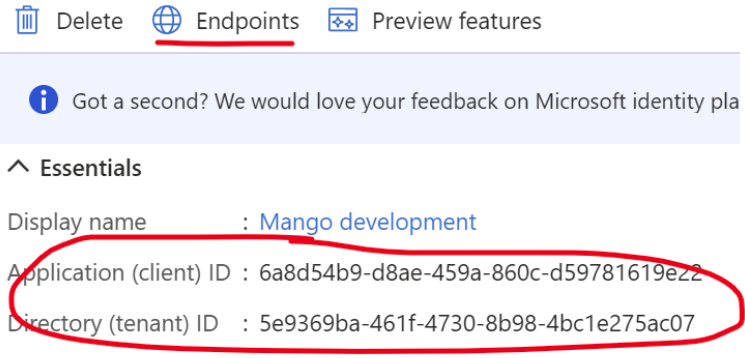 Endpoints