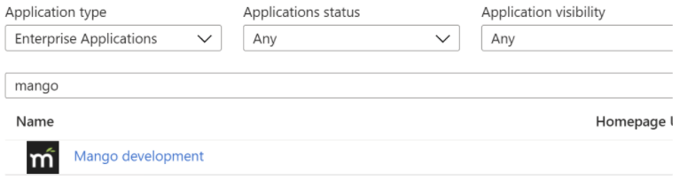 Find your application