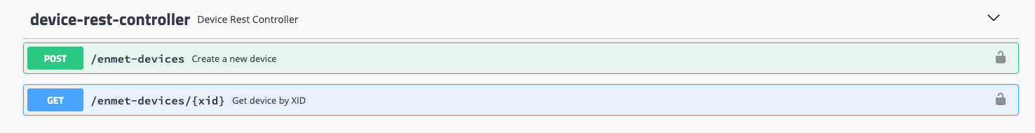 Endpoints in Swagger