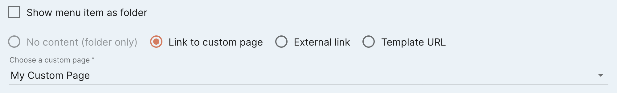 Choose page