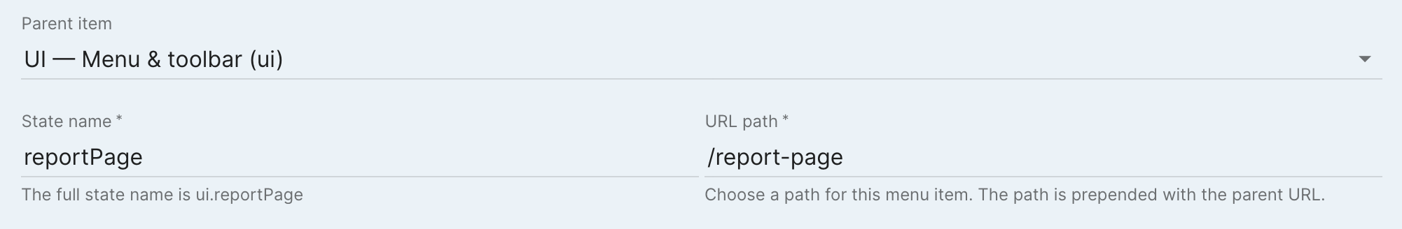 State url